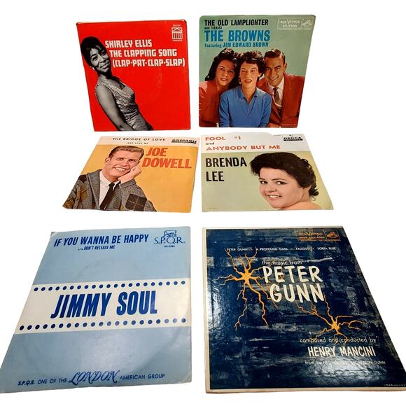 Junk Lot of 20 Vinyl Records 45 rpm 2 8 Tracks Variety Mixed Media Artists Music - Picture 10 of 16